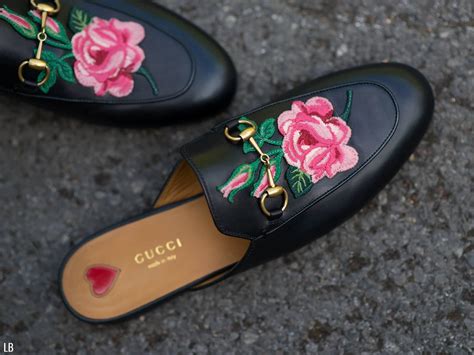 gucci princetown loafers floral